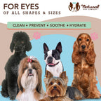 Natural Dog Company Eye Wipes For Dogs (100 wipes)