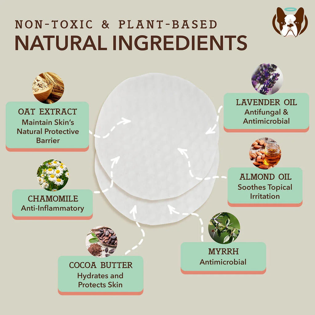 [Vet Recommend]Natural Dog Company Skin Soother Wipes (50/100wipes) For Dogs