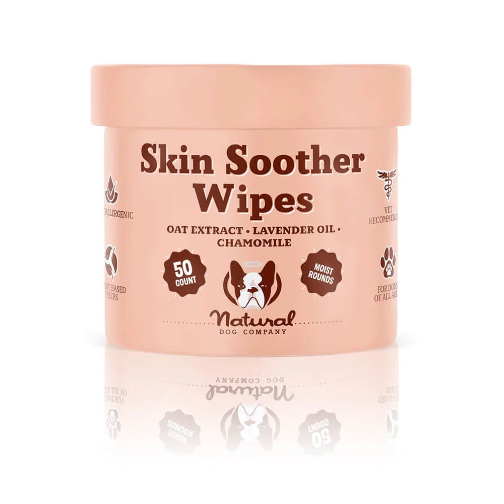 [Vet Recommend]Natural Dog Company Skin Soother Wipes (50/100wipes) For Dogs