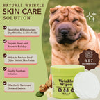 Natural Dog Company Wrinkle Wipes 100pcs For Dogs