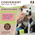 Natural Dog Company Wrinkle Wipes 100pcs For Dogs