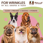 Natural Dog Company Wrinkle Wipes 100pcs For Dogs