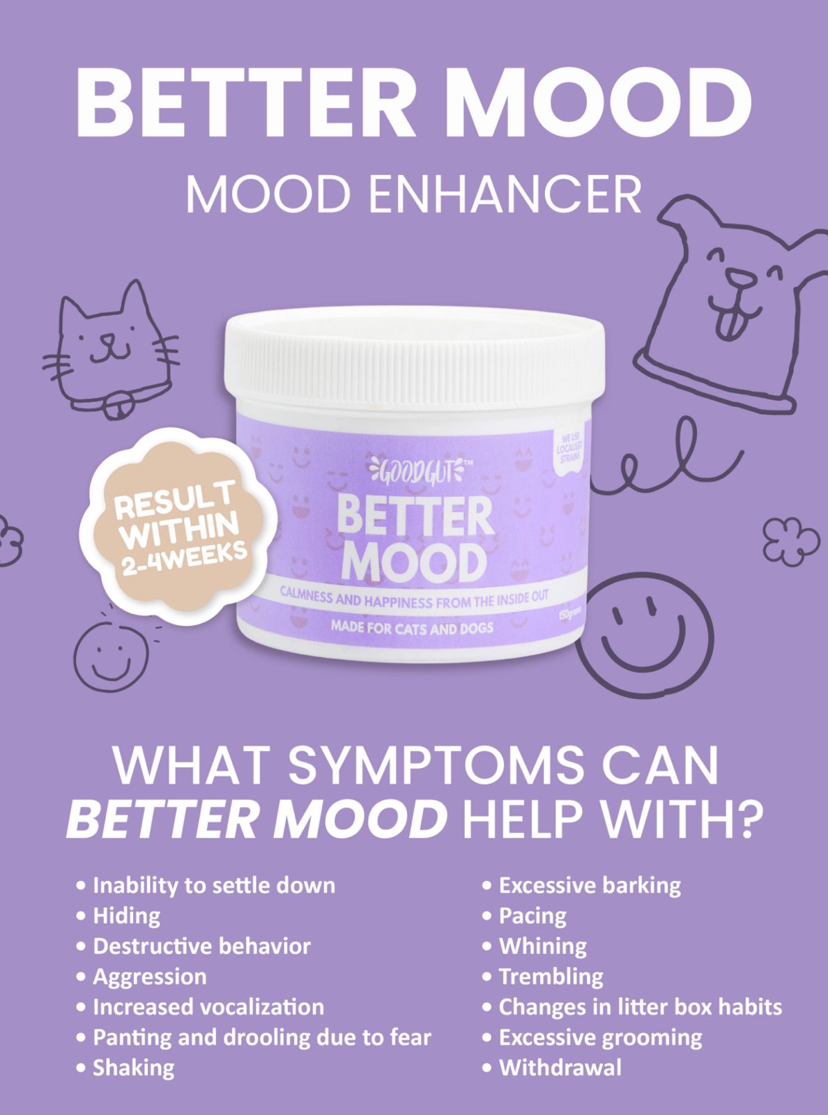 Good Gut Better Mood For Dogs & Cats [Size: 150g]