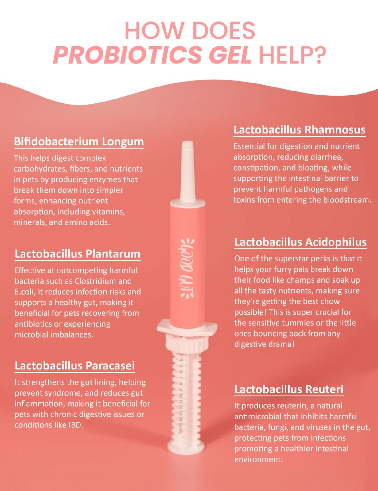 Good Gut Probiotics Gel For Dogs & Cats [Size: 15ml]