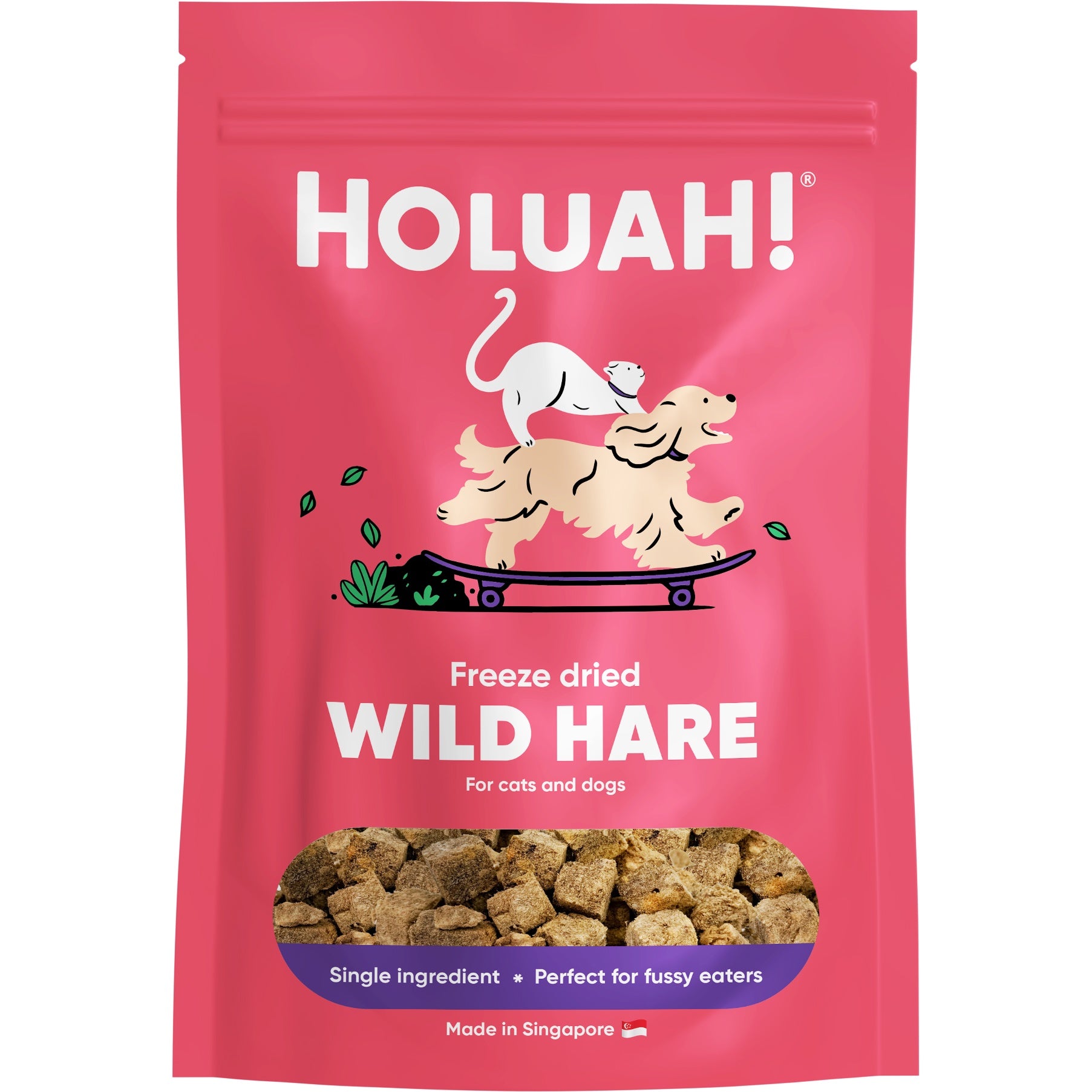Holuah! - Freeze Dried Wild Hare Cat & Dog Treats