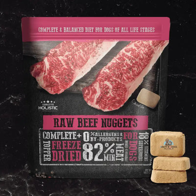 Absolute Holistic Absolute Holistic Complete & Balanced Freeze Dried Raw Nuggets Dog Food - Beef (14oz) Dog Food & Treats