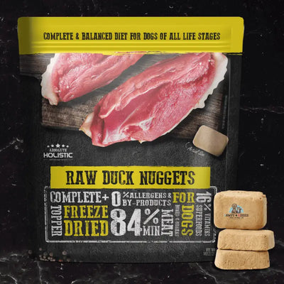 Absolute Holistic Absolute Holistic Complete & Balanced Freeze Dried Raw Nuggets Dog Food - Duck (14oz) Dog Food & Treats