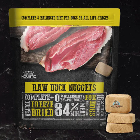 Absolute Holistic Absolute Holistic Complete & Balanced Freeze Dried Raw Nuggets Dog Food - Duck (14oz) Dog Food & Treats