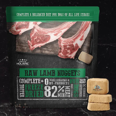 Absolute Holistic Absolute Holistic Complete & Balanced Freeze Dried Raw Nuggets Dog Food - Lamb (14oz) Dog Food & Treats