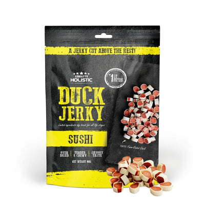 Absolute Holistic Absolute Holistic Oven-Baked Grain-Free Duck Sushi Jerky Dog Treat 100g Dog Food & Treats