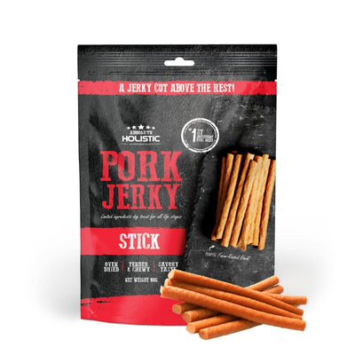 Absolute Holistic Absolute Holistic Oven-Baked Grain-Free Pork Stick Jerky Dog Treat 100g Dog Food & Treats