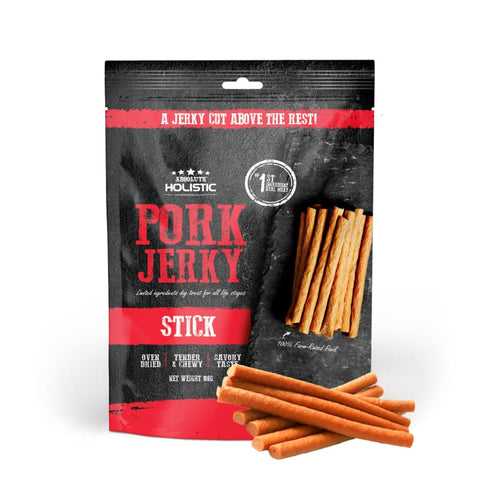 Absolute Holistic Absolute Holistic Oven-Baked Grain-Free Pork Stick Jerky Dog Treat 100g Dog Food & Treats