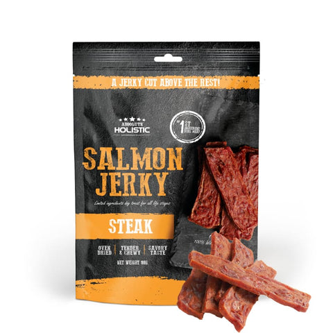 Absolute Holistic Absolute Holistic Oven-Baked Grain-Free Salmon Steak Dog Treat 100g Dog Food & Treats