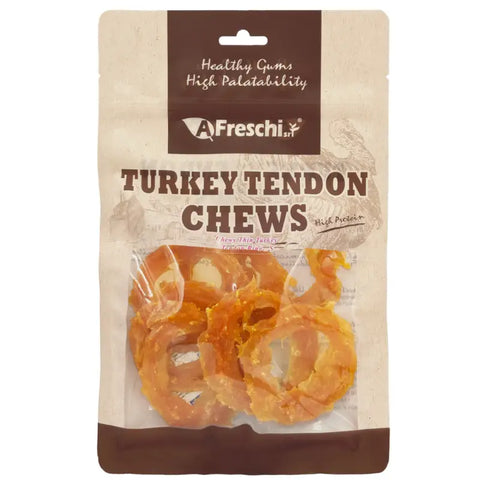 Afreschi Afreschi Chewy Thin Turkey Tendon Ring (S) 77g Dog Food & Treats