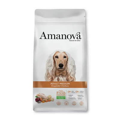 Amanova Amanova Dog Medium Adult Chicken Low Grain Dry Food 2 kg / 7 kg Dog Food & Treats