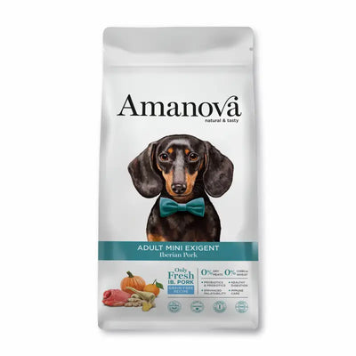 Amanova Amanova Dog Mini Exigent Grain free Iberian Pork Dry Dog Foods I 3 Sizes Dog Food & Treats