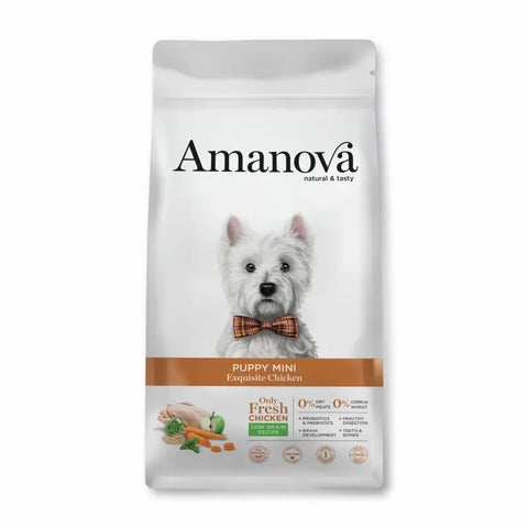 Amanova Amanova Dog Mini Puppy Chicken Low Grain Dry Dog Food 2 kg Dog Food & Treats