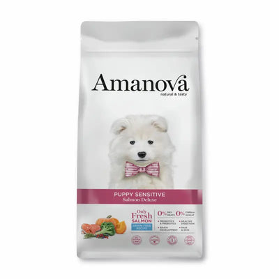 Amanova Amanova Dog Sensitive Puppy Grain free Salmon Dry Dog Food 2 kg Dog Food & Treats