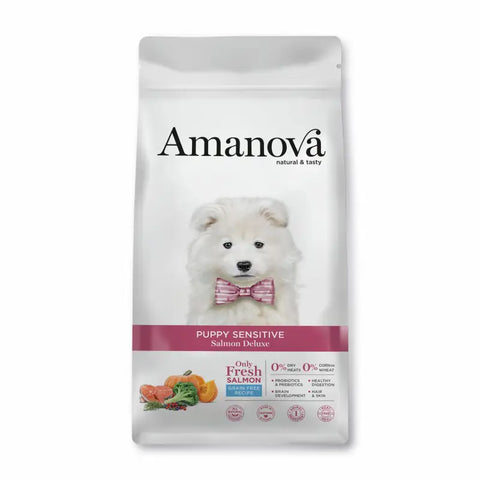 Amanova Amanova Dog Sensitive Puppy Grain free Salmon Dry Dog Food 2 kg Dog Food & Treats
