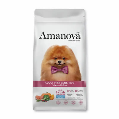 Amanova Amanova Mini Sensitive Grain free Salmon Dry Dog Foods I 3 Sizes Dog Food & Treats