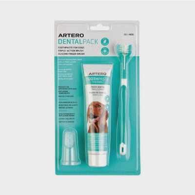 ARTERO Artero Dental Pack With Toothbrush & Toothpaste For Dogs Dog Healthcare