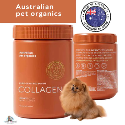 Australian Pet Organics 10% OFF AUSTRALIAN PET ORGANICS COLLAGEN POWDER 220G Pet Supplements