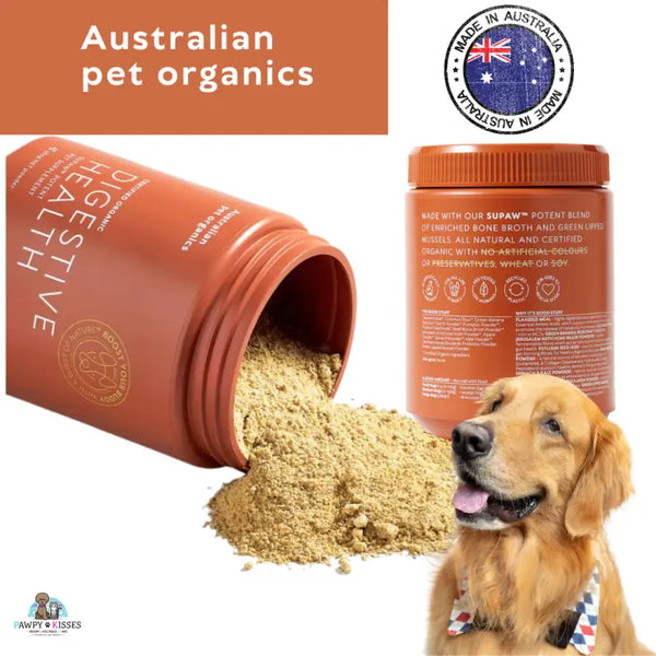 Australian Pet Organics 10% OFF AUSTRALIAN PET ORGANICS DIGESTIVE HEALTH SUPPLEMENT 240G Vitamins & Mineral Supplements