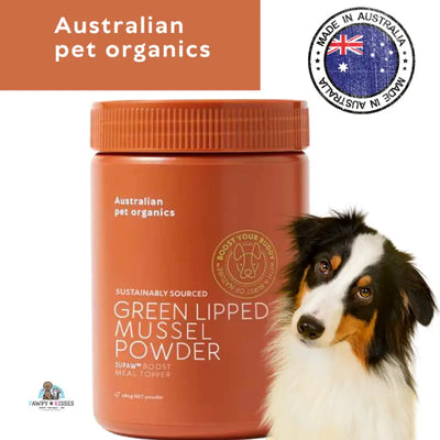 Australian Pet Organics 10% OFF AUSTRALIAN PET ORGANICS SUSTAINABLY SOURCED GREEN LIPPED MUSSEL POWDER 280G Pet Supplements