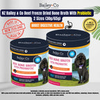 Bailey + Co 15% OFF [5.5 SALE]BAILEY + CO DISSOLVABLE FREEZE DRIED BONE BROTH 30G/65G (3 Flavours) Dog Food & Treats