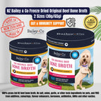 Bailey + Co 15% OFF [5.5 SALE]BAILEY + CO DISSOLVABLE FREEZE DRIED BONE BROTH 30G/65G (3 Flavours) Dog Food & Treats