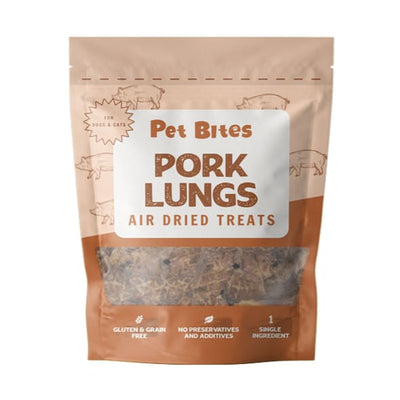 Pet Bites Pet Bites Pork Lungs Air Dried Cat & Dog Treats 70g Dog Food & Treats