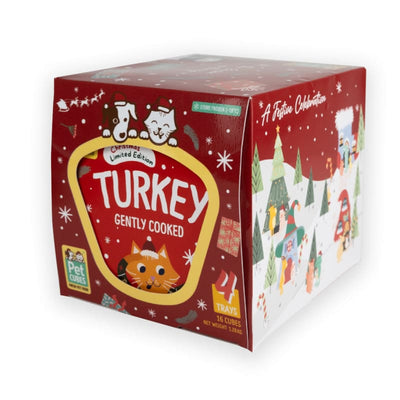 Pet Cubes [LIMITED-EDITION] PetCubes Turkey Raw Frozen Cat Food 1.28kg Cat Food & Treats