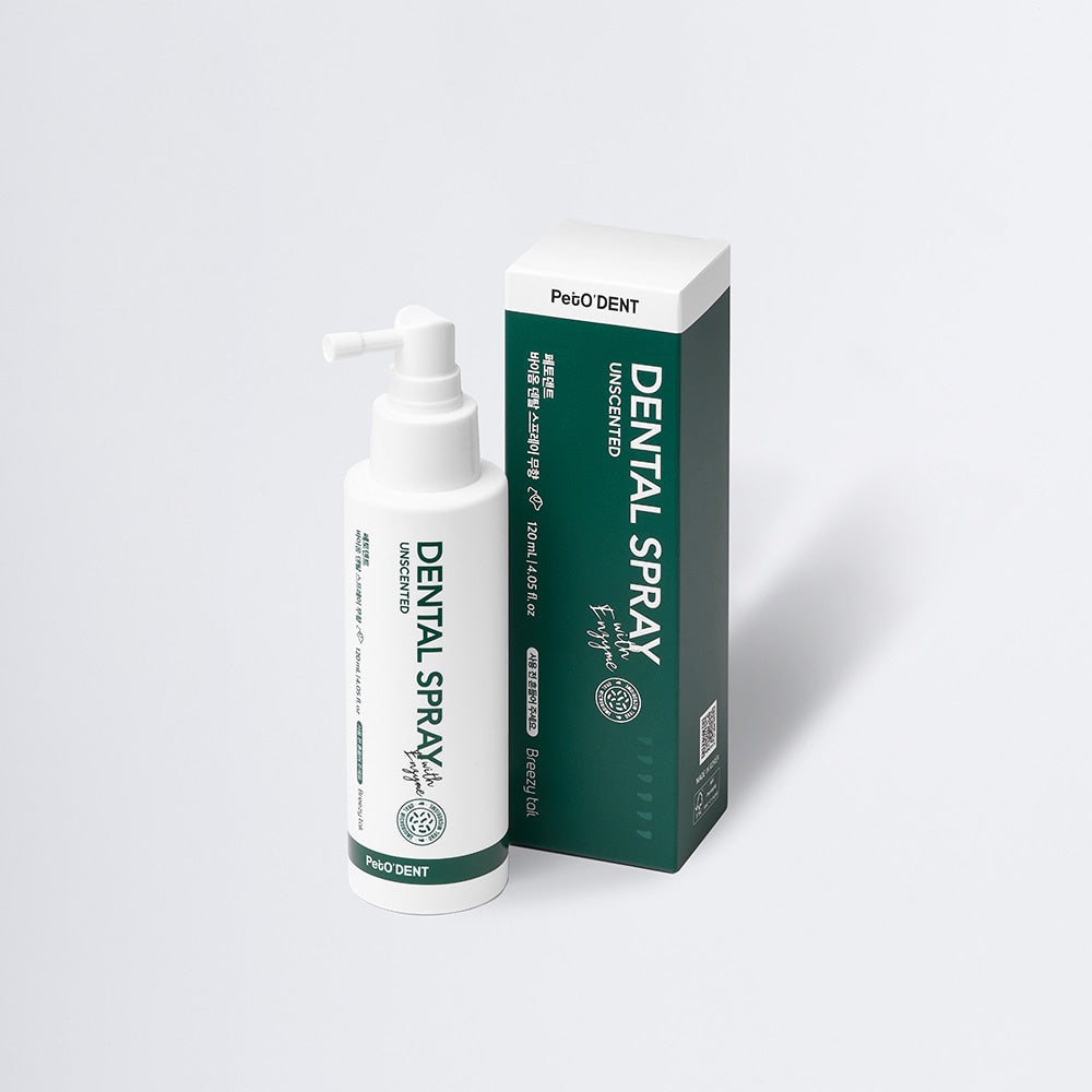 PetO' Dent Biome Dental Spray 120 mL for Dogs and Cats