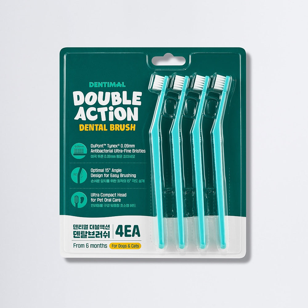 Dentimal Double Action Dental Brush (pack of 4)