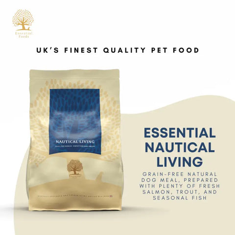 Essential Foods 20% OFF New Launch Essential Nautical Living Dry Dog Food [Small/Large Kibble] Dog Food & Treats