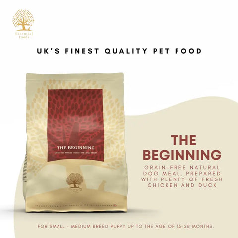 Essential Foods 20% OFF New Launch Essential the Beginning Dry Dog Food For Small Breed [Small Kibble] Dog Food & Treats
