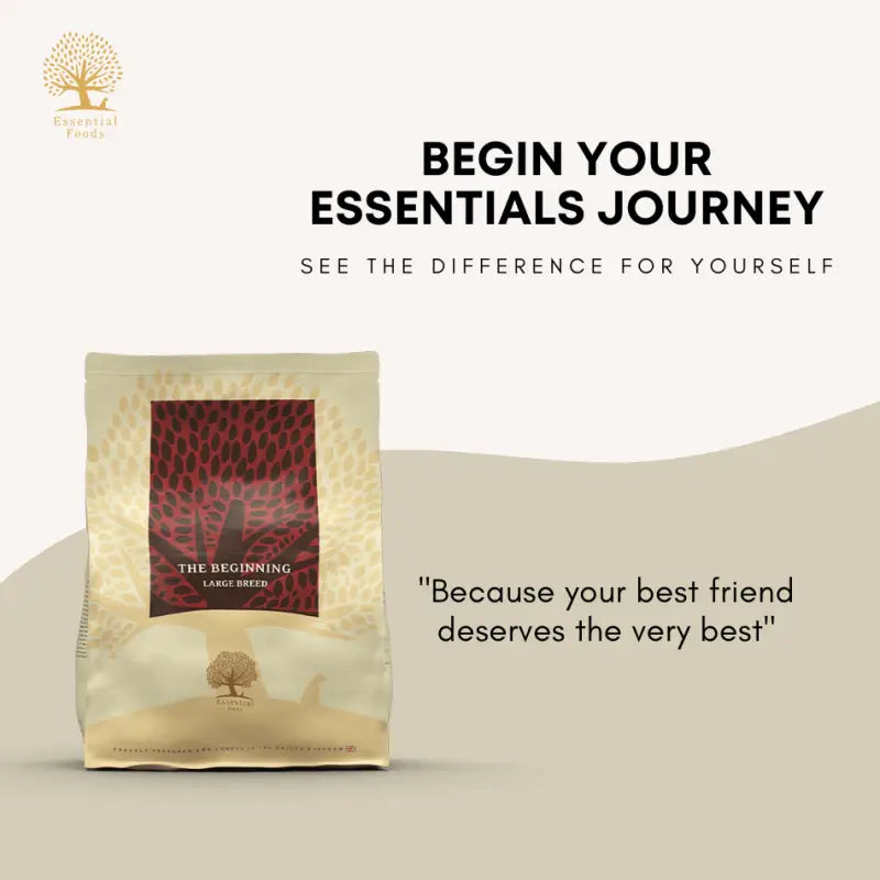 Essential Foods 20% OFF New Launch Essential the Beginning Large Breed Dry Dog Food (Large Kibble) Dog Food & Treats