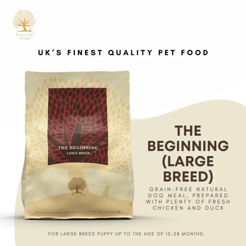 Essential Foods 20% OFF New Launch Essential the Beginning Large Breed Dry Dog Food (Large Kibble) Dog Food & Treats