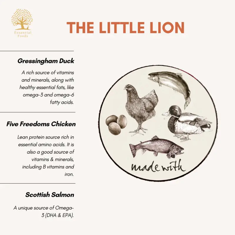 Essential Foods 20% OFF New Launch Essential The Little Lion Dry Cat Food 1.5kg Cat Food & Treats