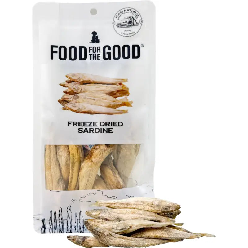 Food For The Good 25% OFF Food For The Good - Freeze Dried Sardine Cat & Dog Treats 50G Dog Food & Treats