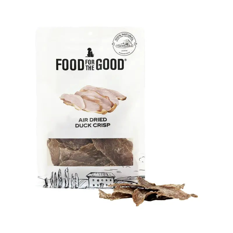 Food For The Good [25% OFF]Food For The Good Air Dried Duck Crisp 170g For Dogs&Cats Treats Dog Food & Treats