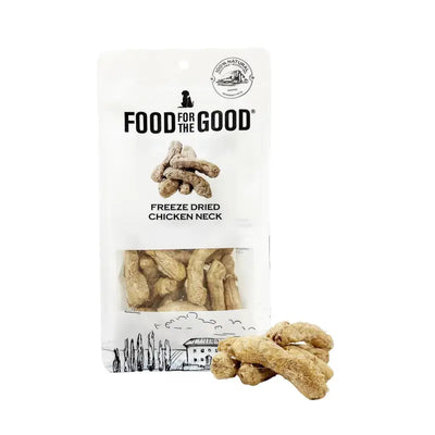Food For The Good [25% OFF]Food For The Good Freeze Dried Chicken Neck 70g For Dogs&Cats Treats Dog Food & Treats