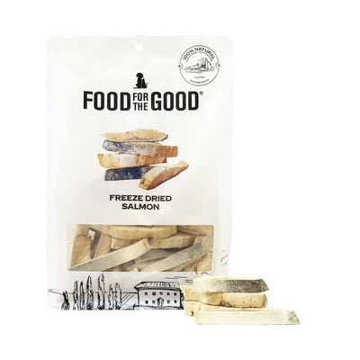 Food For The Good [25% OFF]Food For The Good Freeze Dried Salmon with Skin For Dogs&Cats Treats 180g Dog Food & Treats