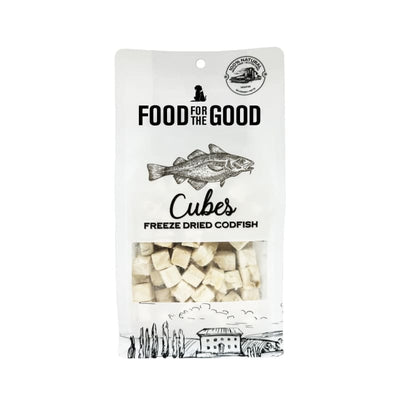 Food For The Good [25% OFF] Food For The Good Codfish Cubes Freeze-Dried Cat & Dog Treats 50g Dog Food & Treats
