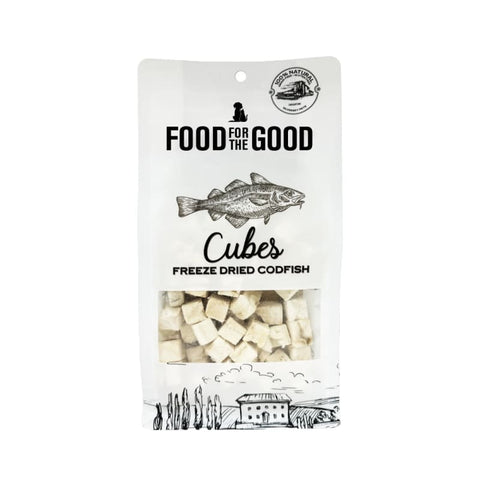 Food For The Good [25% OFF] Food For The Good Codfish Cubes Freeze-Dried Cat & Dog Treats 50g Dog Food & Treats