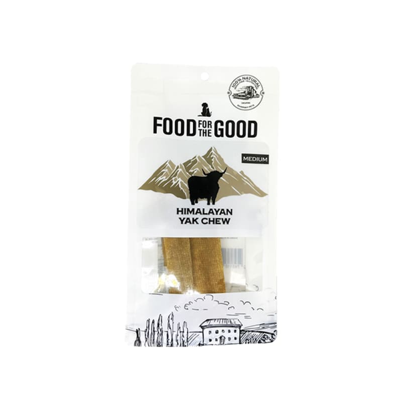 Food For The Good Food For The Good Himalayan Yak Chew for Dogs (3 Sizes) Dog Food & Treats