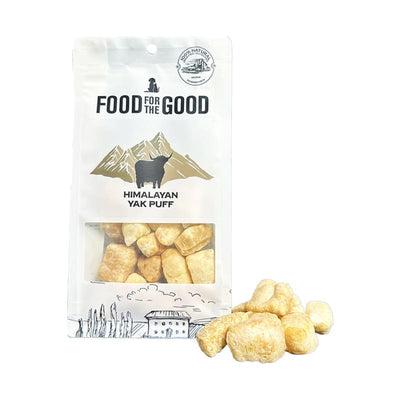 Food For The Good Food For The Good Himalayan Yak Puff for Dogs 65g Dog Food & Treats