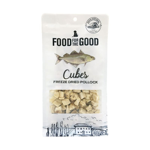 Food For The Good Food For The Good Pollock Cubes Freeze-Dried Cat & Dog Treats 50g Dog Food & Treats