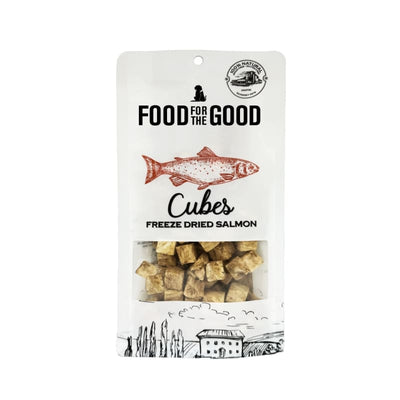 Food For The Good [25% OFF] Food For The Good Salmon Cubes Freeze-Dried Cat & Dog Treats 70g Dog Food & Treats