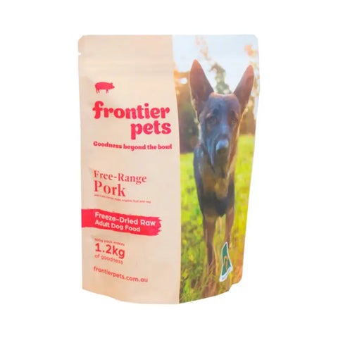 Frontier Frontier Free-Range Freeze-Dried Raw Pork Adult Dog Food (2 Sizes) Dog Food & Treats